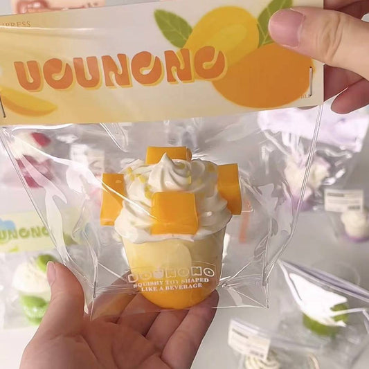 Little Cream Top Beverage Squishy