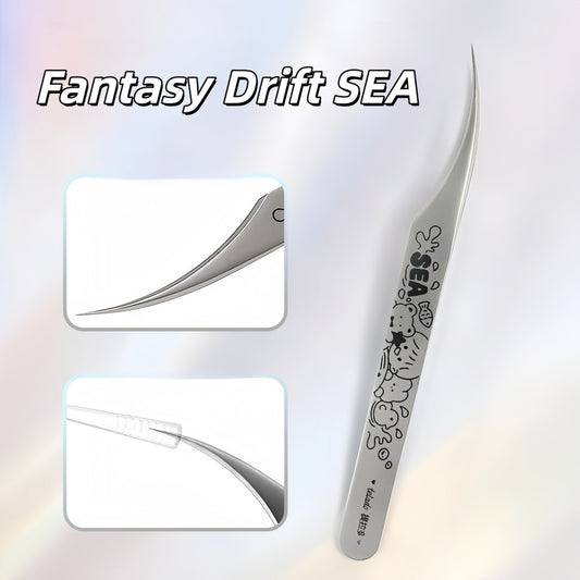 Professional Sticker Dolphin Tweezers