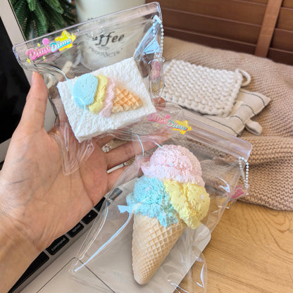 Tricolor Ice Cream Squishy