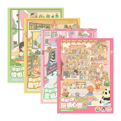 Leisure Daily 3D Sticker | 4 Cute Miniature Scenes