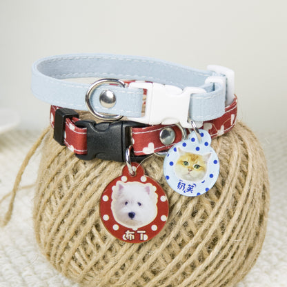 Custom Pet Photo Acrylic Pet Name Tag