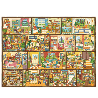 Cubicle Apartment 3D Sticker