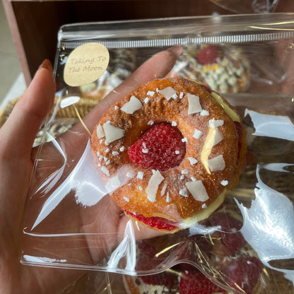 Strawberry Filled Bagel Squishy