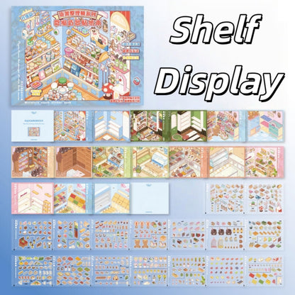 Shelf Display 3D Sticker Book