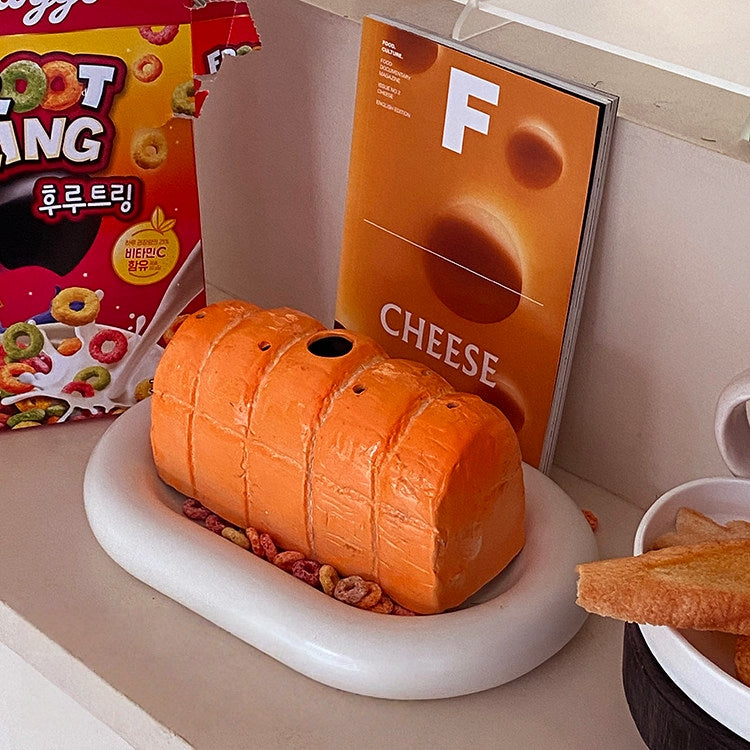 Bread-Shaped Ceramic Vase