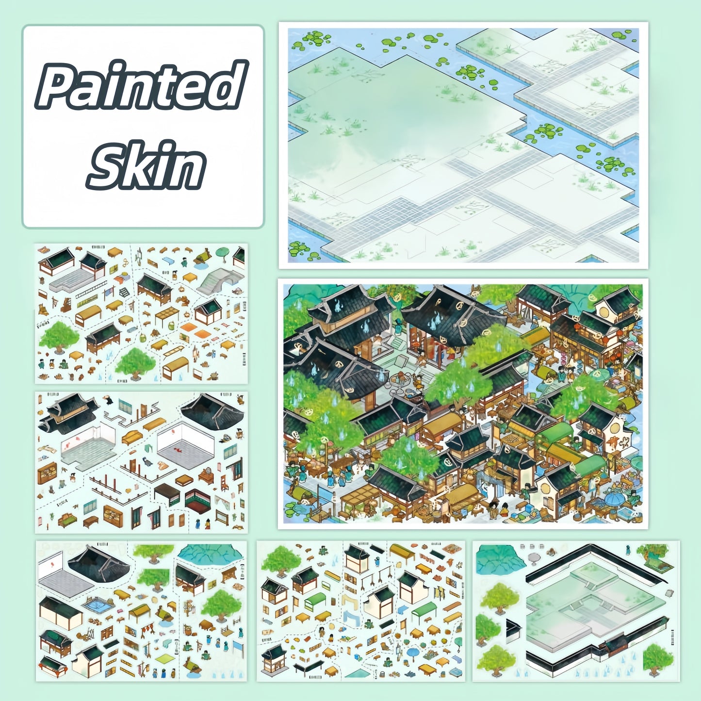 Strange Tales 3D Sticker | 2 Cute Miniature Scenes