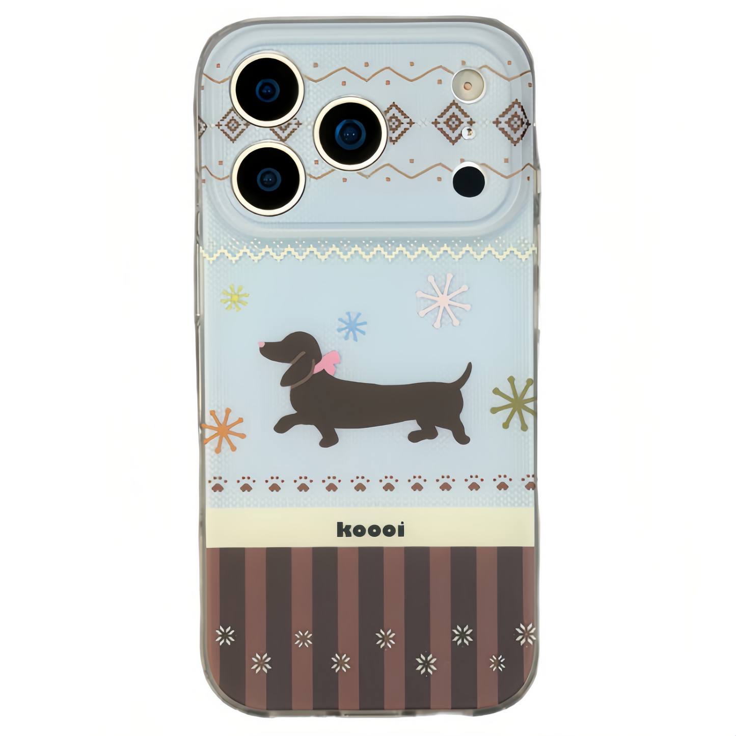 Cartoon Puppy Acrylic Phone Case