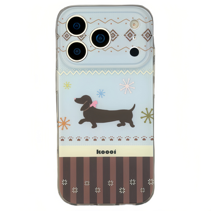 Cartoon Puppy Acrylic Phone Case