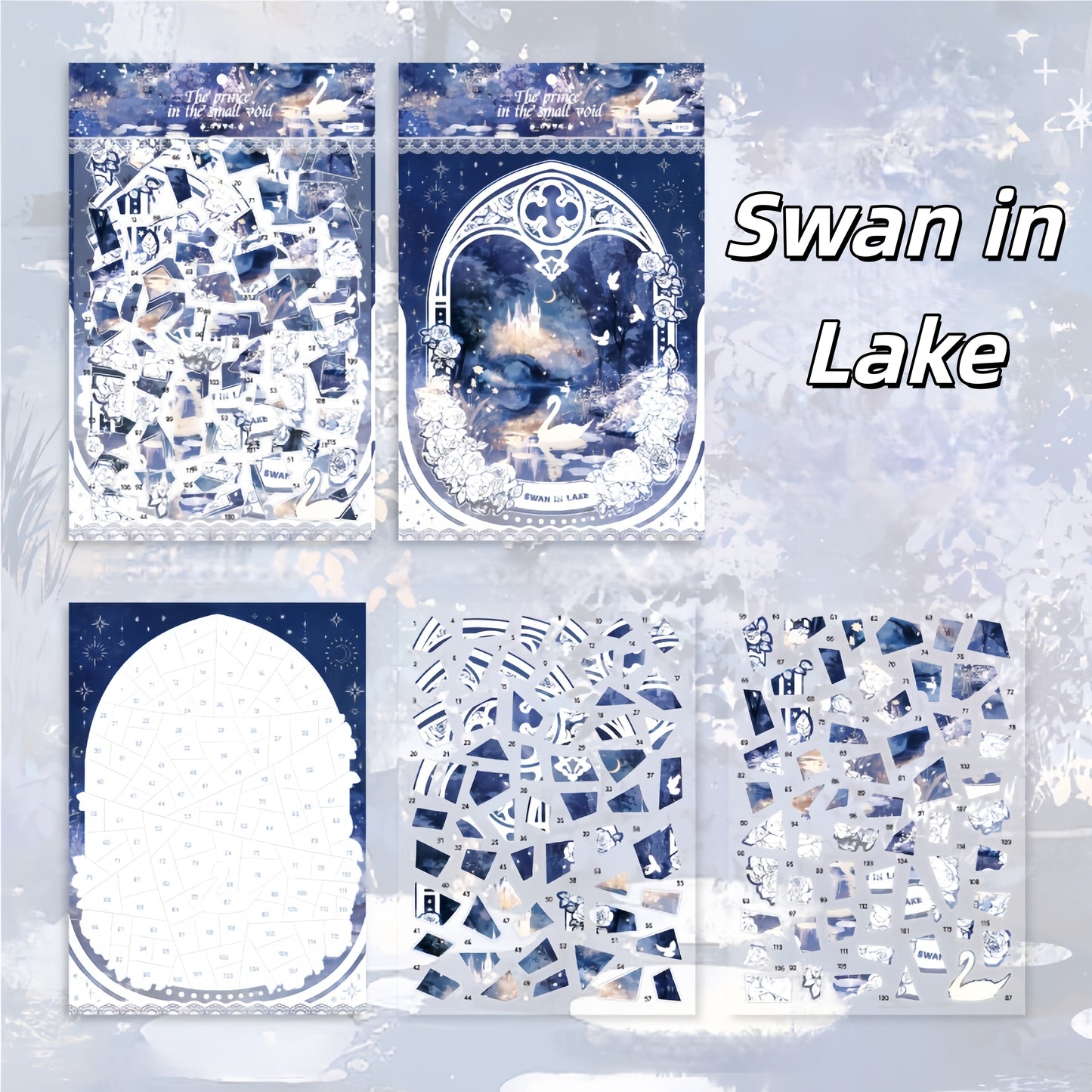 Void Dream Memories 3D Sticker | 3 Cute Miniature Scenes