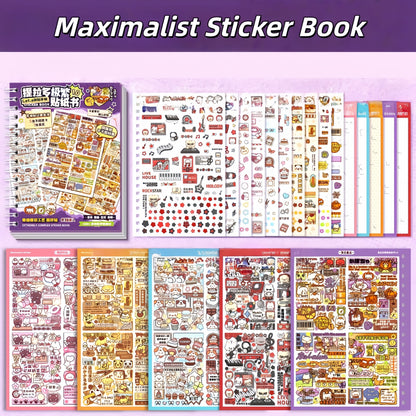 Maximalist 3D Sticker Book