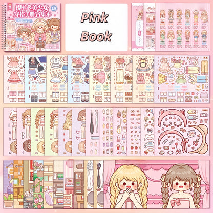 Dress-Up Sticker 3D Sticker Book