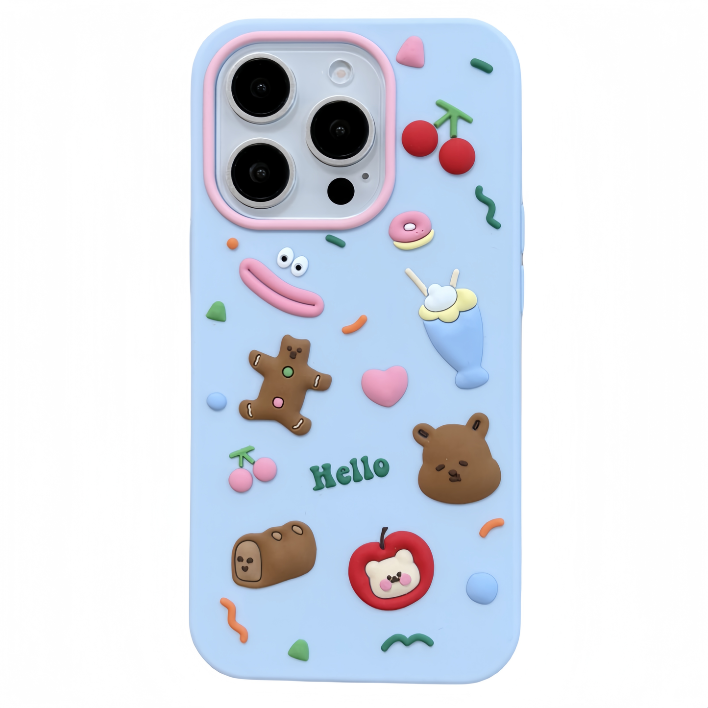 Cherry Bear Silicone Phone Case