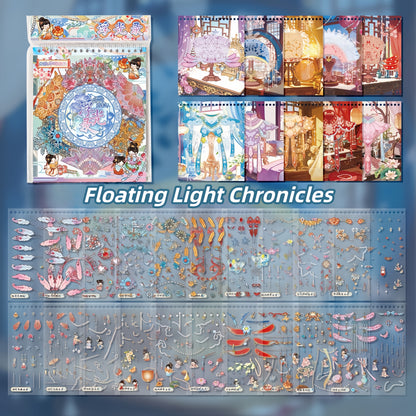 Floating Light Chronicles 3D Sticker Book