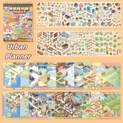 Urban Planner 3D Sticker Book