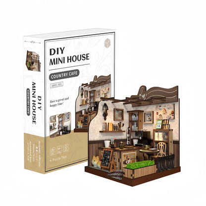 Country Coffee House DIY Miniature House - English Instructions