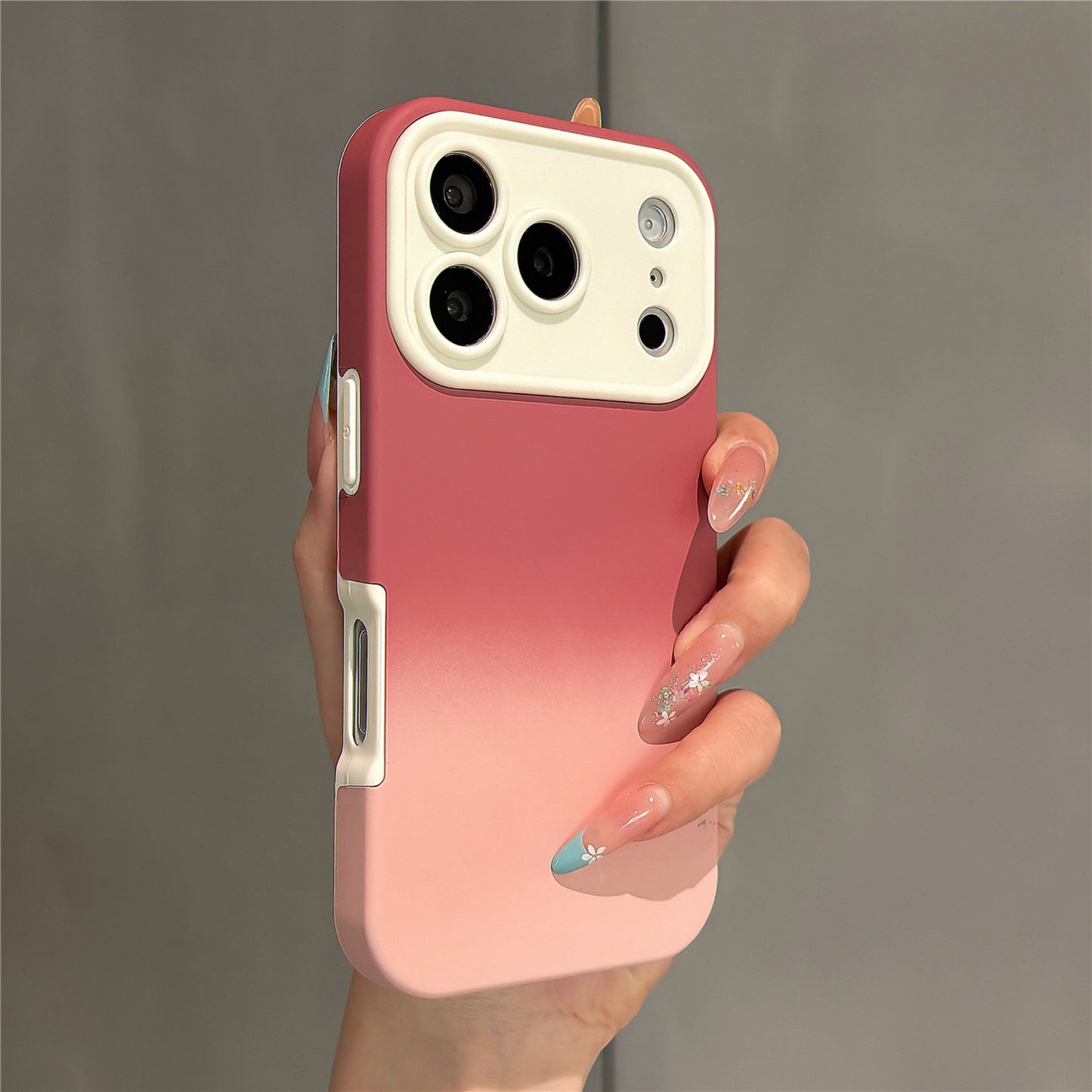 Summer Candy Color Gradient Acrylic Phone Case
