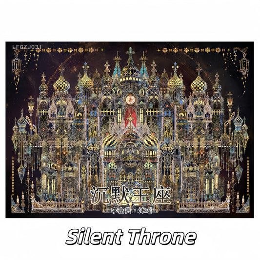 Empire of Steam 3D Sticker | 2 Cute Miniature Scenes