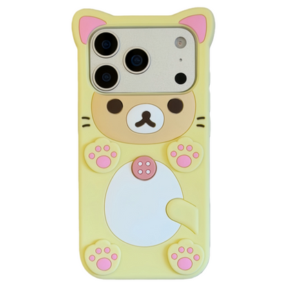 Cute Bear Silicone Phone Case