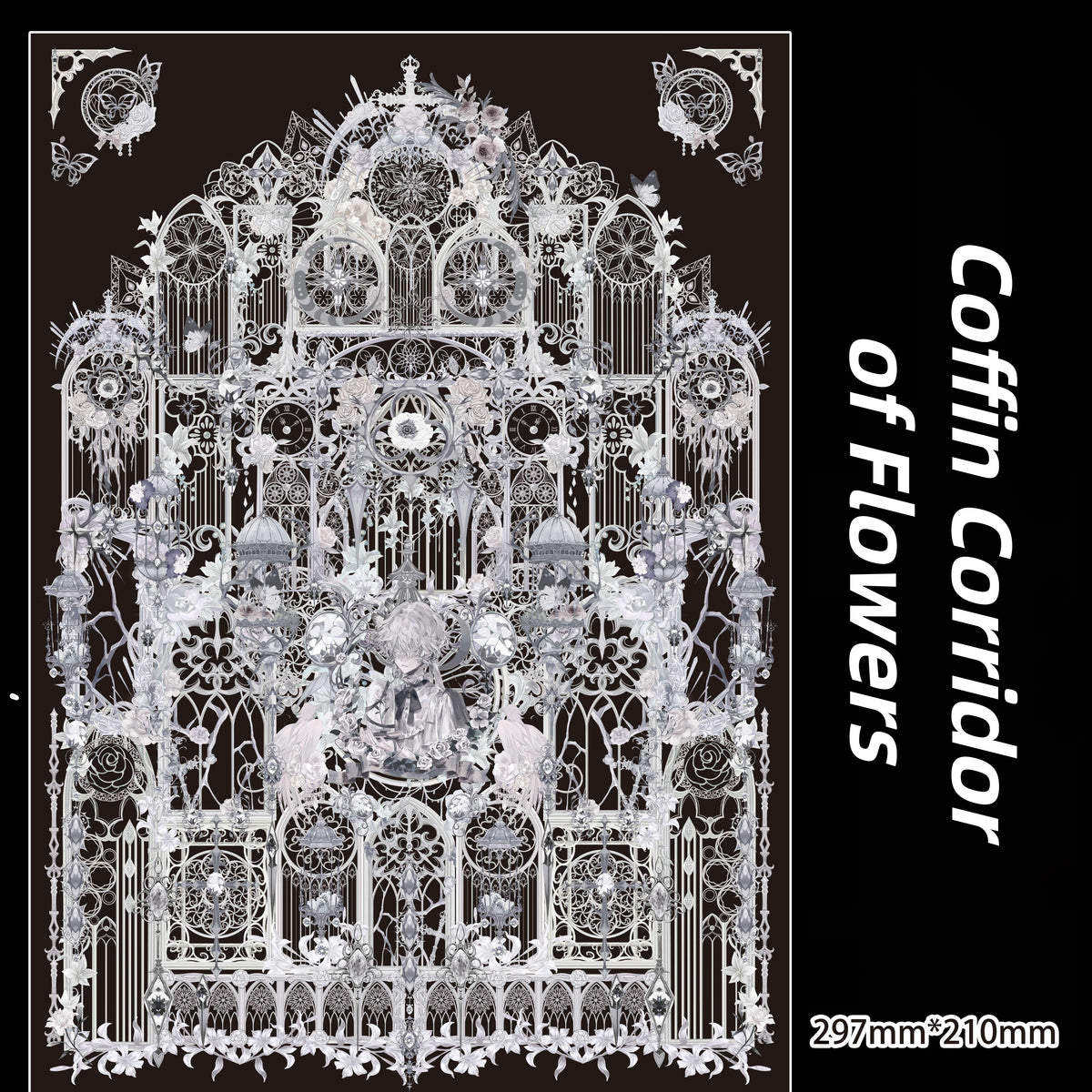 Sacred Ruins 3D Sticker | 2 Cute Miniature Scenes