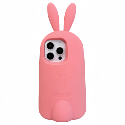 Big Rabbit Standing Silicone Phone Case