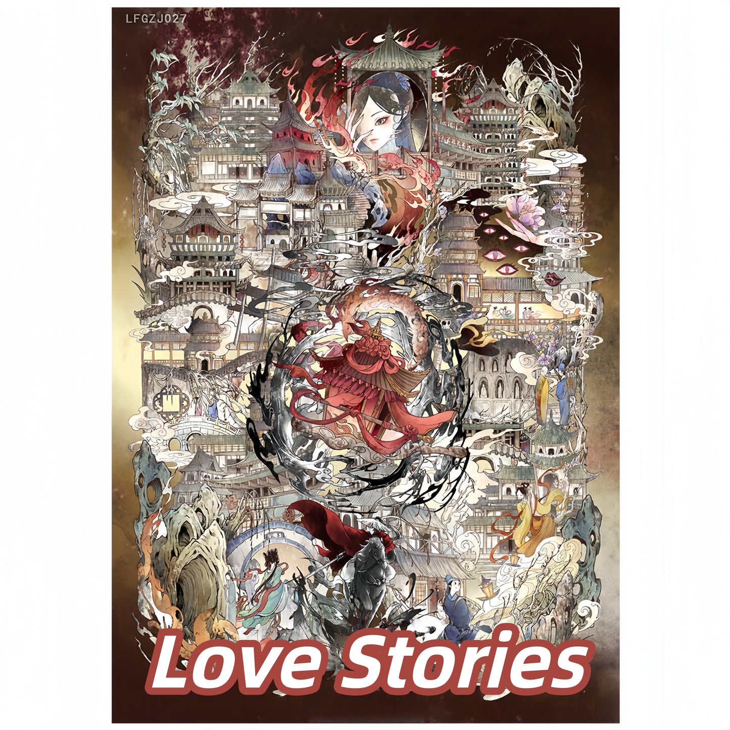 Strange Tales 3D Sticker | 2 Cute Miniature Scenes