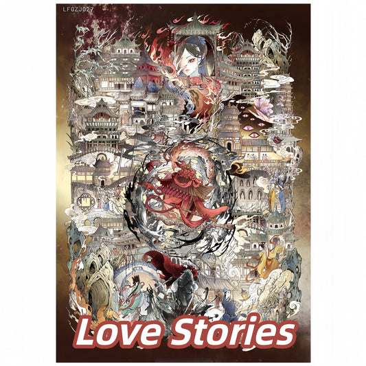 Strange Tales 3D Sticker | 2 Cute Miniature Scenes