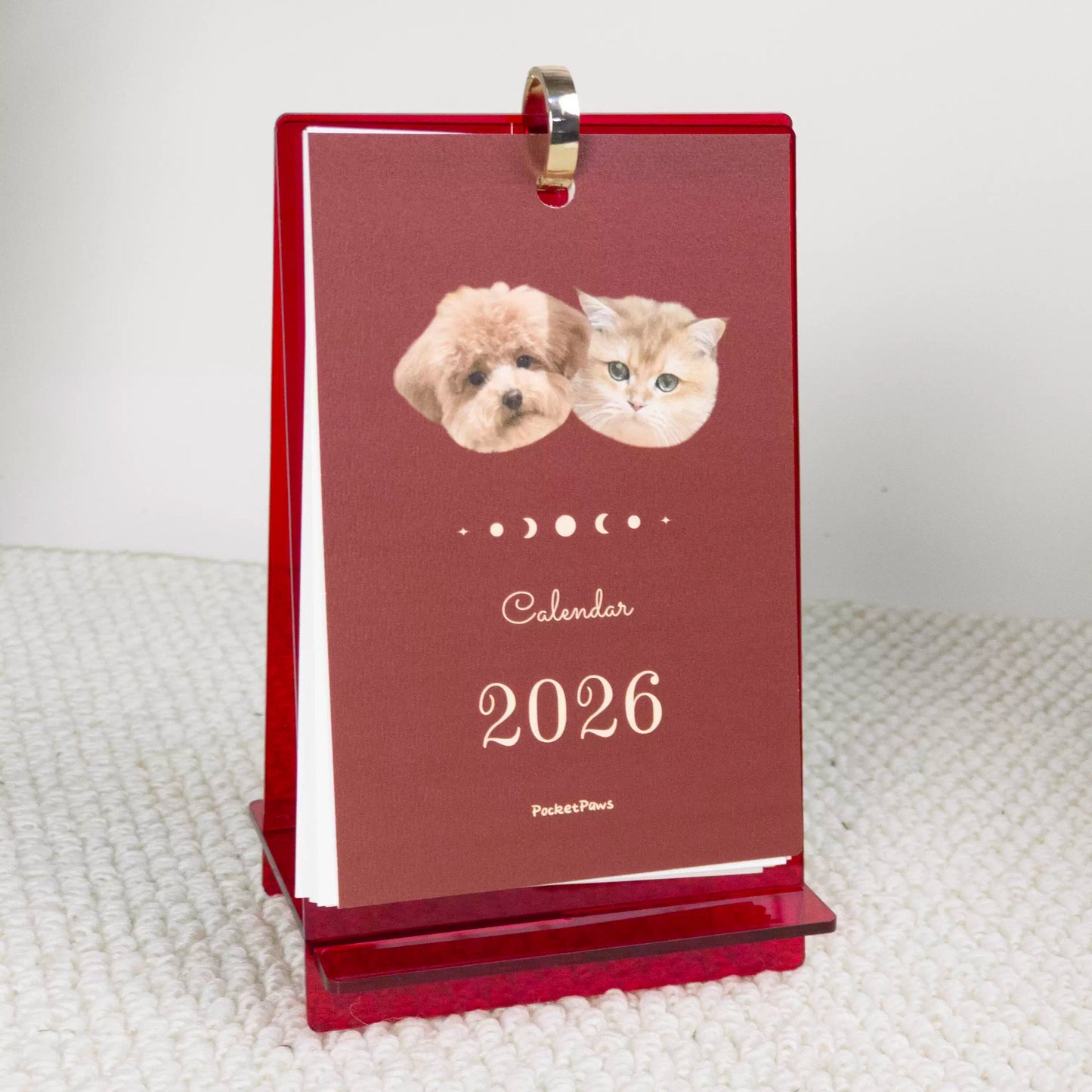Custom Pet Photo Desktop Calendar