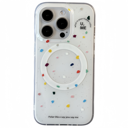 Colorful Splash Ink Blocks Acrylic Phone Case