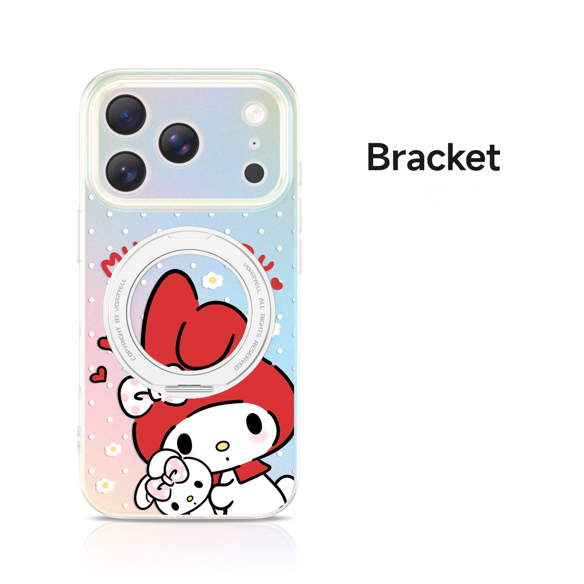 Melody Hugging a Bunny Acrylic Phone Case