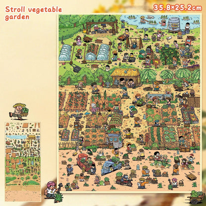 Stroll Vegetable Garden 3D Sticker