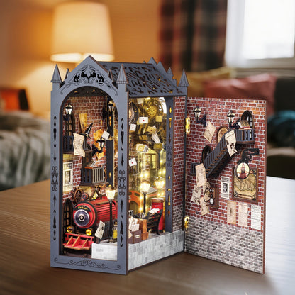 Train Platform DIY Miniature House - English Instructions