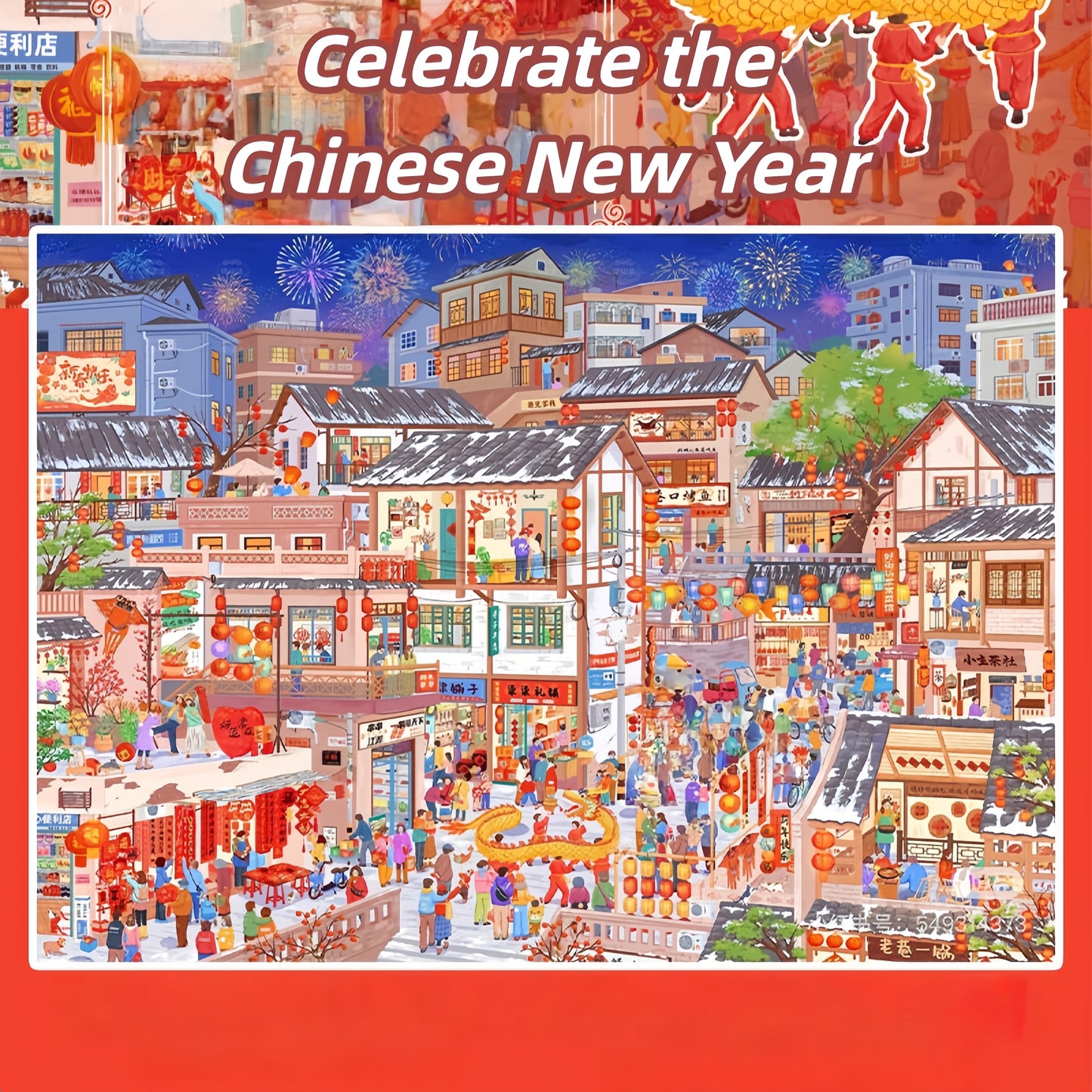 Celebrate the Chinese New Year 3D Sticker