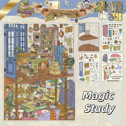 Magic Study 3D Sticker