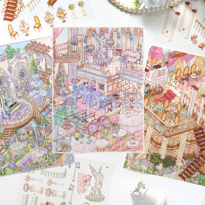 Twilight Vows 3D Sticker | 3 Cute Miniature Scenes