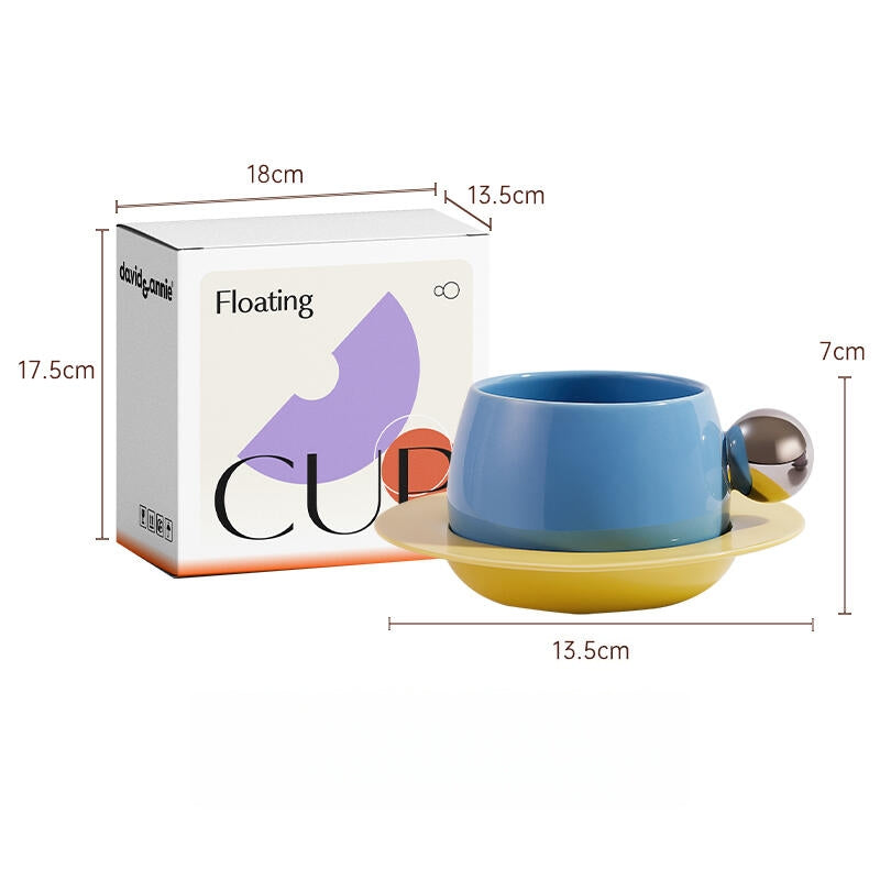 UFO Floating Ceramic Mug