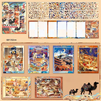 The Splendor of the Silk Road 3D Sticker Book