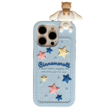 Cute Animals Belly Down Silicone Phone Case