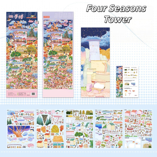 Four Seasons Tower 3D Sticker