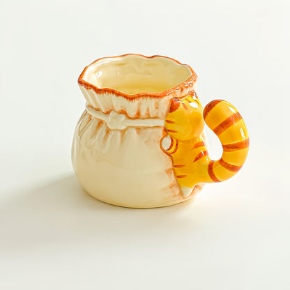 Lucky Bag Kitty Ceramic Mug