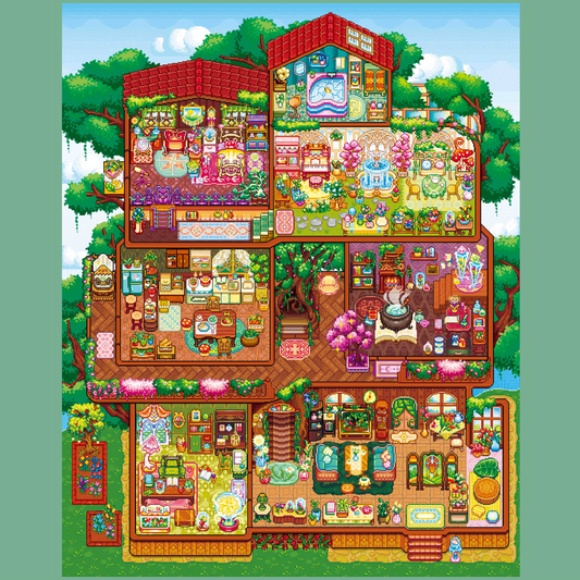 Deer Spirit Garden 3D Sticker