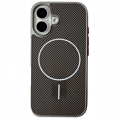 Magnetic Kevlar Carbon Fiber Texture Phone Case