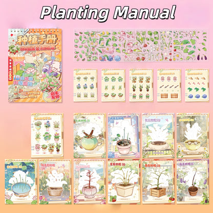 Planting Manual 3D Sticker Book