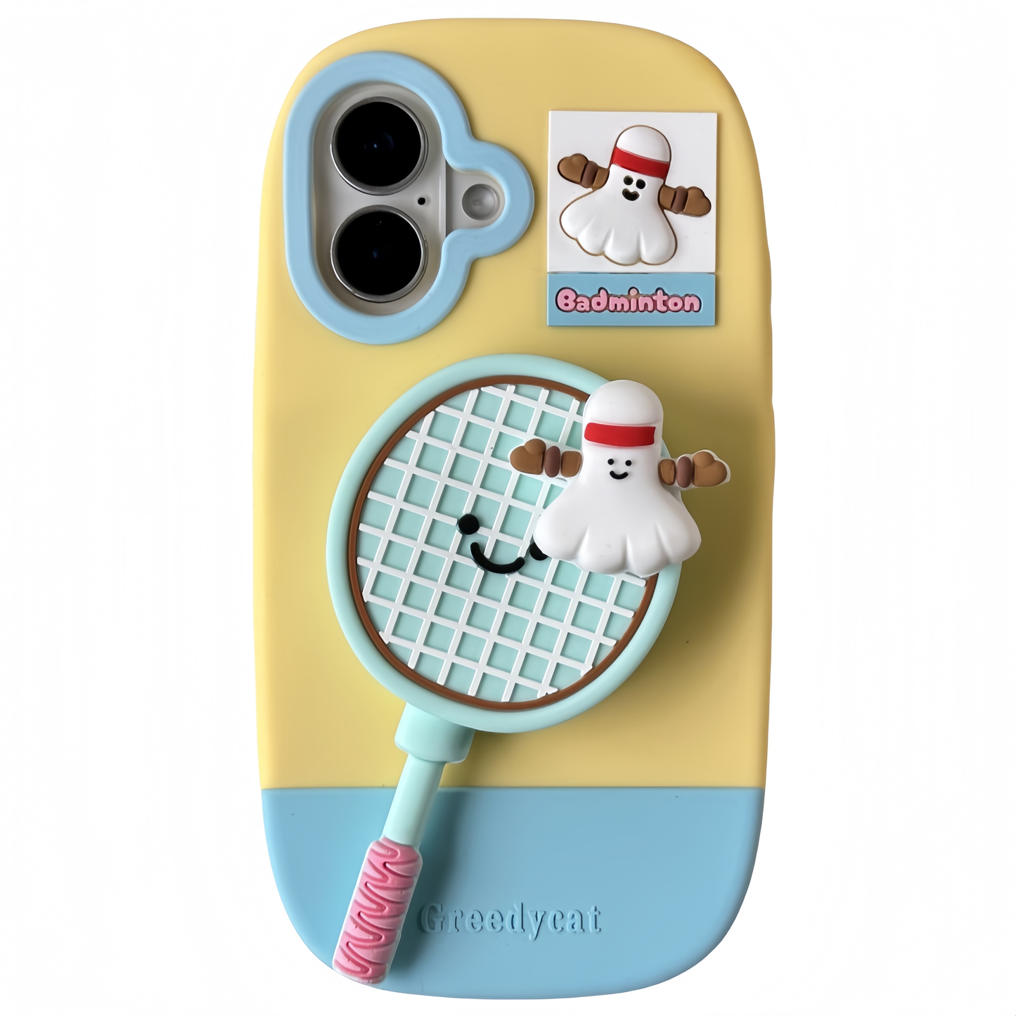Badminton and Tennis Stand Silicone Phone Case