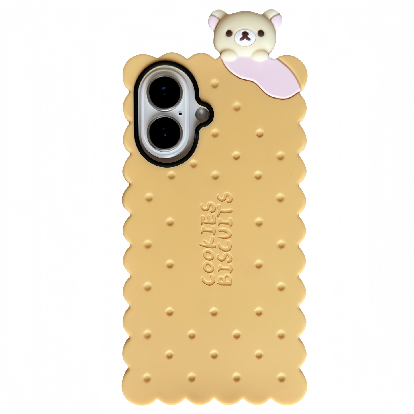Little Bear Biscuit Silicone Phone Case
