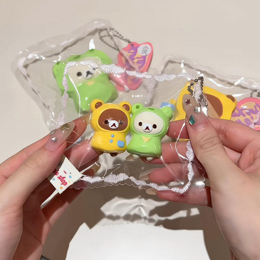 Raincoat Bear Siblings Squishy