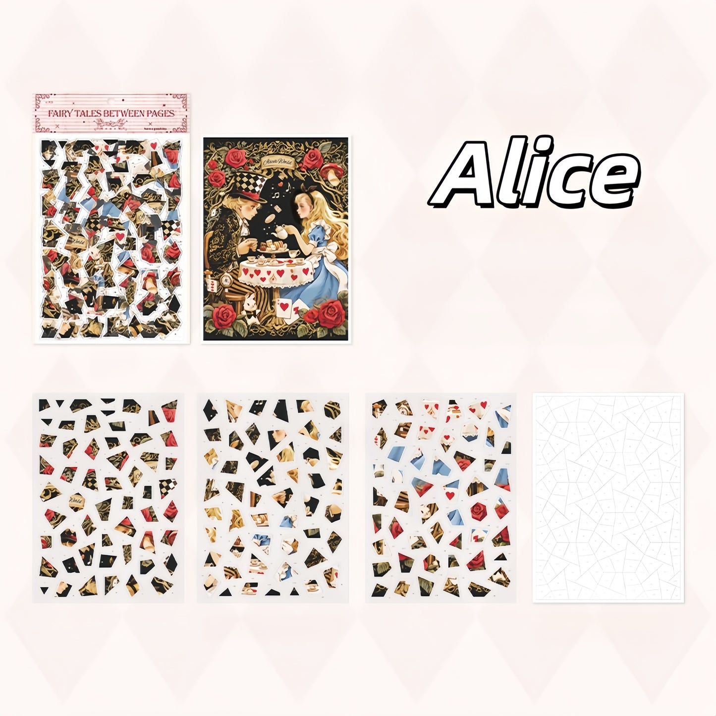 A Day in the Fairy Tale 3D Sticker | 4 Cute Miniature Scenes