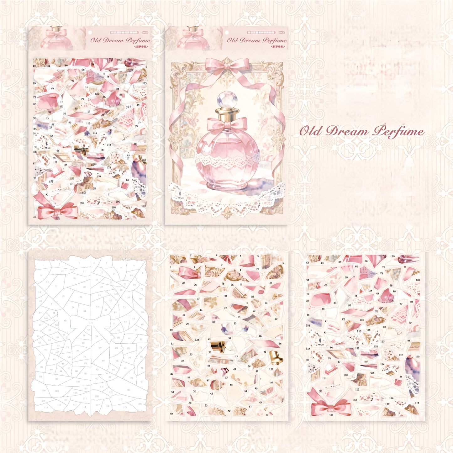 Memories Wandering Series 3D Sticker | 3 Cute Miniature Scenes