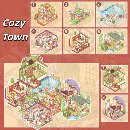 Energy Town 3D Sticker Book