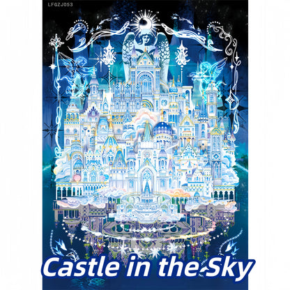 Celestial Stillness 3D Sticker | 2 Cute Miniature Scenes