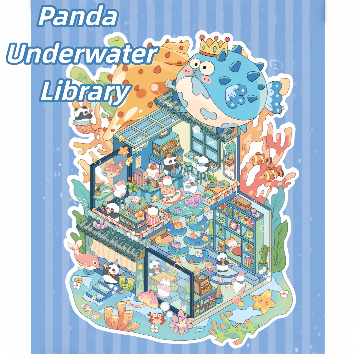 Paw's Daily Life 3D Sticker | 3 Cute Miniature Scenes